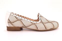  Női bőr mokaszin díszes mintával Modo 619 Bézs 36-os méret (619)