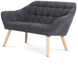  Dvoumístná pohovka, šedá, látka, AK-322 GREY2 (artAK-322-GREY2)