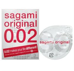 Sagami Original 0, 02 - óvszer - 55mm [3 db]
