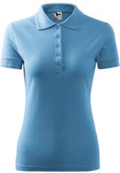 MALFINI Tricou damă Pique Polo - Albastru azur | 2XL (2101417)