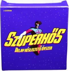  Szuperhős Delay Lidokain Óvszer - 3 db