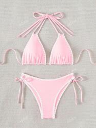 Shein FC12308 Shein Kétrészes Fürdőruha Rózsaszín (47) M