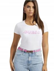 Guess Fehér Női Póló Rózsaszín Xs I1G Logó Nyomtatással