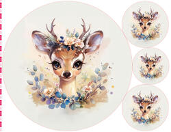 Takoy Játszószőnyeg panel / vízálló poliészterből flowers deer