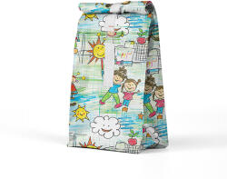 Takoy Panel szabásmintával tízórais / uzsonnás tasakhoz - gyerekrajz az udvaron