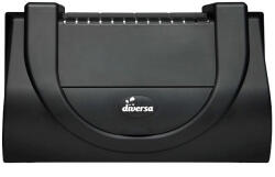 Diversa fénycsöves tetővilágítás 40x25cm szögletes fekete (DIV117376)