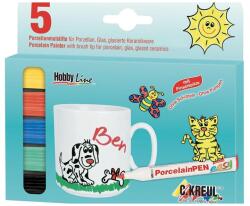  Marker készlet porcelánhoz 5 db (üveg és porcelán jelölők)