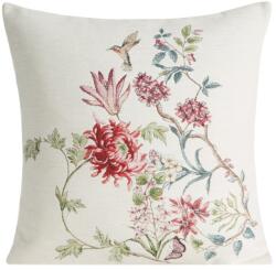 Takoy Díszpárnahuzat zseníliából finom virágmintával