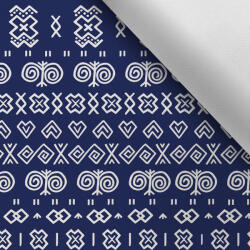 Takoy vízálló poliészter nyomtatott TD / NS mintával Cicmany kék