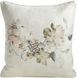 Takoy Len textúrájú díszpárnahuzat LEN díszes szegéllyel-HF-468271