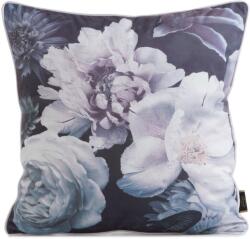 Takoy PREMIUM Kétoldalas bársony díszpárnahuzat virágmintával és díszes szegéllyel-HF-458004