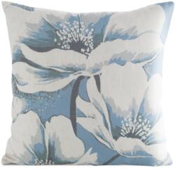 Takoy Len textúrájú díszpárnahuzat LEN finom virágmintával-HF-469935