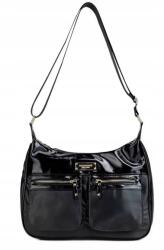 Monnari Női postás táska fekete, elülső zsebekkel Monnari BAG2570-M20 (bag2570-m20)