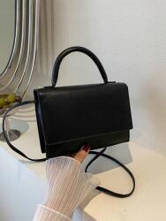 Shein LC83220 Shein Kis Fekete Válltáska Postás Táska (47)