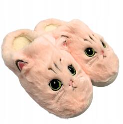 Chung shi Téli Cica Papucs Női Gyerek Meleg Bambusz méret 36-37 (Kapcie Kot Papcie Laczki Słodki Kotek)