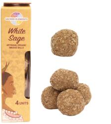  Bile Parfumate White Sage Sacred Elements Hem - Aroma Sacra pentru Meditatie Profunda - 4 Buc