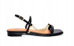 Bibi Lou Flip-flop papucs Bibi Lou fekete, lánccal 896Z11HG r38 (896Z11HG)