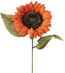Valex Decor Napraforgó selyemvirág szál, 50cm magas - Sötét narancssárga (AF168-04)