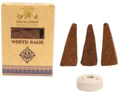  Conuri Parfumate White Sage - Ananda Himalayan Masala - Reset Energetic si Claritate - 7 Buc