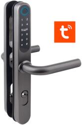  Intelligens AIRBNB zár - fekete - ujjnyomat/RFID/PIN azonosítás - 13, 56 MHz MIFARE - BLE - TUYA - IP65 929PG-62-F(TUYA)