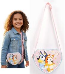  DISNEY Bluey csillámos szívformájú váll táska, oldaltáska