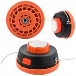  Fűkasza bozótvágó kézi befűzős fémbetétes damilfej M10x1.25 (Fd-7)