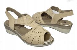 Pitillos elegáns, kényelmes szandál 1311 arany színű, 37-es méret (1311)