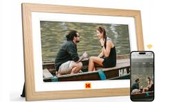 Kodak RCF-1018W 10, 1" WiFi digitális képkeret, 32GB, érintőképernyő, videók, barna (RCF-1018W burlywood)