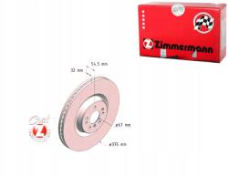 Zimmermann Féktárcsa 400.3670. 20/TÉL Zimmermann