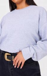 Prettylittlething KC61106 Prettylittlething Sima Szürke Oversize Melegítő Felső (47) XL