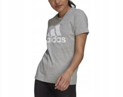 adidas Essentials Női Póló, szürke, 100% pamut, klasszikus szabás, rövid ujjú