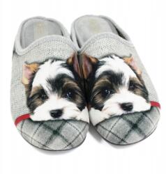 Sanital Flex Női kutyás papucs, Yorki mintával Sanital Flex szürke Z27637X méret 36 (Z27637X)