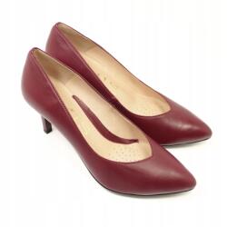 Emis sk7167/442 sangria színű bőr cipő, 39-es méret (sk7167/442)