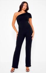 Prettylittlething IC16104 Prettylittlething Elegáns Fekete Egyvállas Overál (47) M