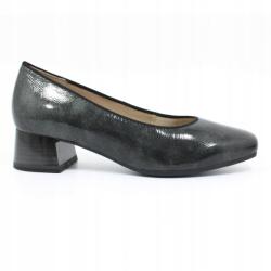 Caprice Női lakkbőr bőr cipő Caprice 22303 szürke r36 (22303)