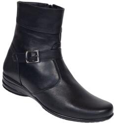 NIC-MAR Ghete dama Marimea 39 din piele naturala cu fermoar imblanite GD156N2, marimea 39