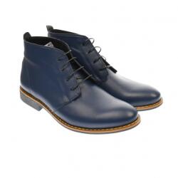 Ellion Ghete barbati office, elegante, din piele naturala bleumarin, Elion GB43BL, marimea 41