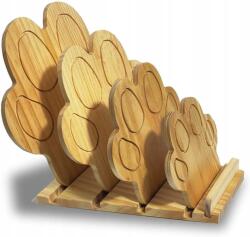  Könyvtámasz Fa állvány 26x10x25cm Macska mancs forma (X0020KMJ0Z)