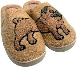 Chung shi Téli papucs Kutya Mopsz Női Férfi Meleg Bambusz méret 36-37 (Kapcie Pies Papcie Laczki Piesek Mops)