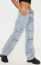 Prettylittlething LC87111 Prettylittlething Baggy Boyfriend Farmer Nadrág (47) XL