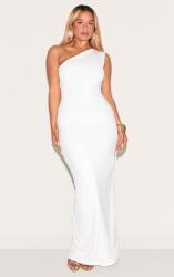 Prettylittlething KC51113 Prettylittlething Fehér Ruha Maxi Egyvállas (47) XL