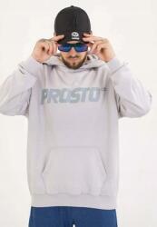 Prosto Szürke, koptatott Prosto kapucnis pulóver, nagy logóval (KL252MSWE2101L)