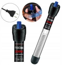  Akvárium Fűtőtest Termosztáttal Erős Akvárium Termosztát 100-200 L 200W (Grzałka do akwarium 200W RAGAZZASHOP_PL)