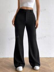 Shein CC32114 Shein Harang Nadrág Fekete Magas Derekú (47) S