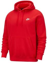 Nike Club Fleece kapucnis pulóver piros BV2654-657 méret M (434654)