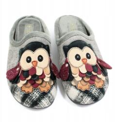 Sanital Flex Női 3D baglyos papucs Sanital Flex szürke Z27654X méret 37 (Z27654X)