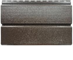Top Profil Sistem Lambriu metalic striat Venus Maro Inchis Ral 8019 Finisaj Structurat 150 cm x 10 buc (22852)