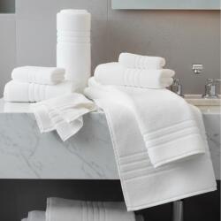 Ralex Pucioasa Prosop baie 50x90 cm Luxury 100% Bumbac Lux 600 gr. /mp, Alb Prosop