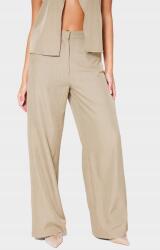 Prettylittlething DC36222 Prettylittlething Szövet Nadrág Széles Magas Derekú (47) XL