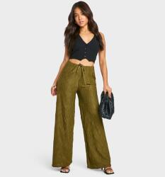 Boohoo CC25107 Boohoo Petite Tesktur Széles Anyagú Nadrág (47) S